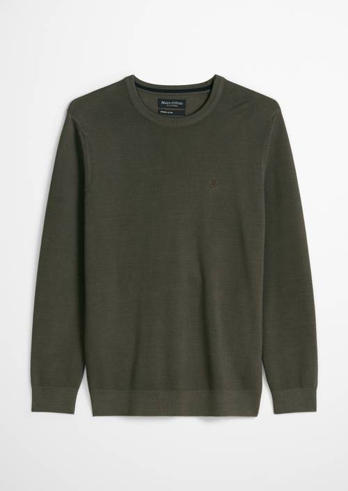 Sweater regular Dusty Olive in isolated view without model