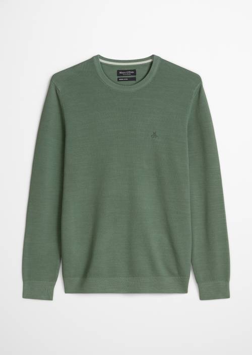 Sweater regular Green Bamboo in isolated view without model