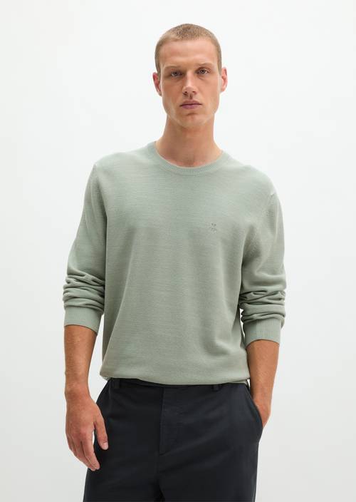 Pullover regular Faded Mint in Frontalansicht