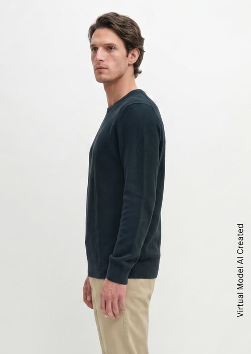 Sweater regular — Dark Navy