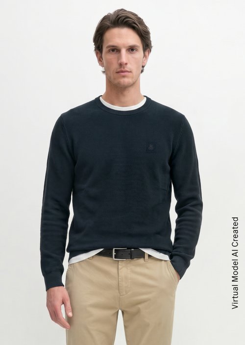 Sweater regular — Dark Navy