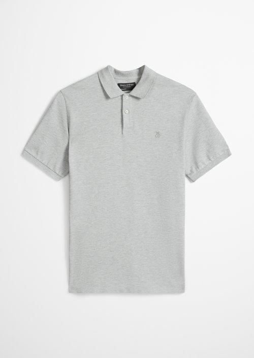 Piqué regular polo shirt — Iron Grey Melange
