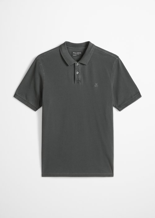Piqué regular polo shirt — Light Graphite