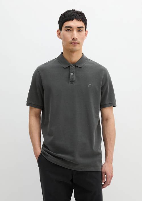 Poloshirt Piqué regular Light Graphite in Frontalansicht