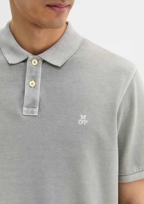 Poloshirt Piqué regular Griffin in Detailansicht
