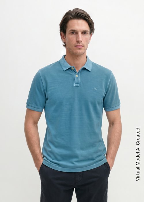 Piqué regular polo shirt — Murphy Marine