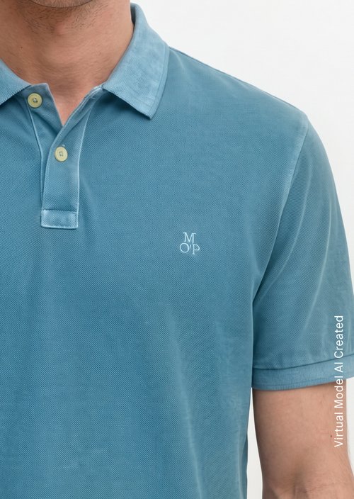 Piqué regular polo shirt — Murphy Marine