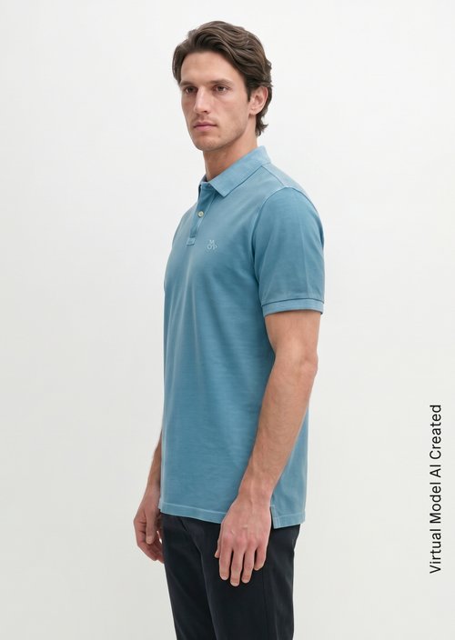 Piqué regular polo shirt — Murphy Marine