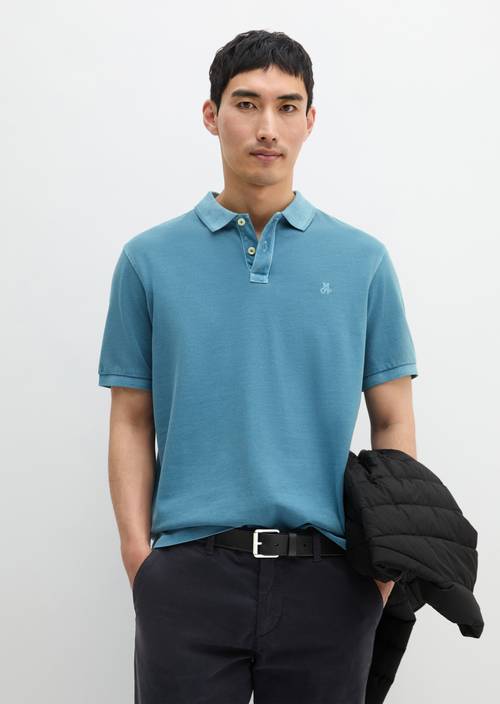 Poloshirt Piqué regular Murphy Marine in Frontalansicht