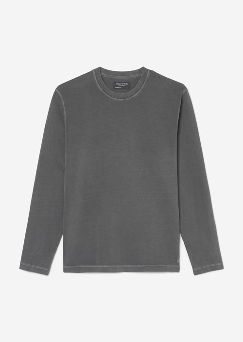 Long sleeve top in a regular fit — Light Graphite
