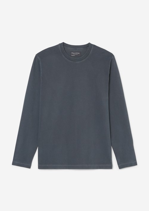 Long sleeve top in a regular fit — Dark Navy