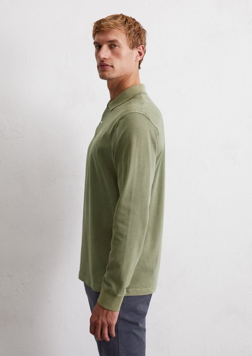 Polo shirt jersey regular — Olive
