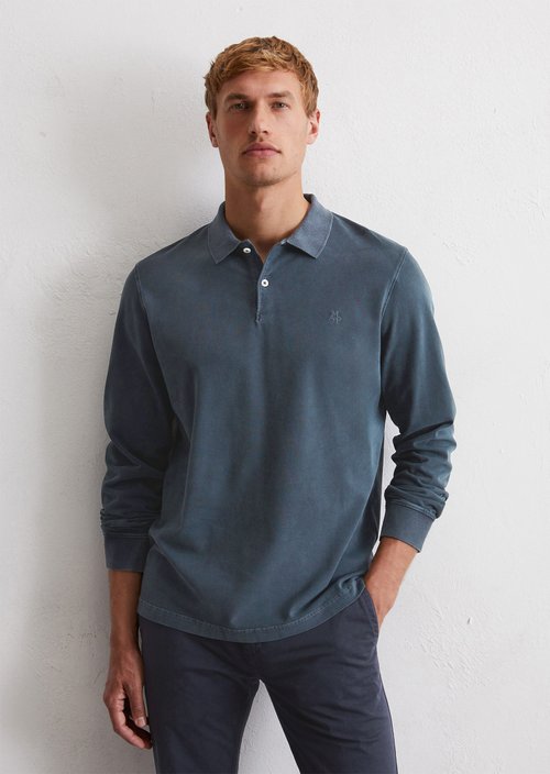 Polo shirt jersey regular — Dark Navy