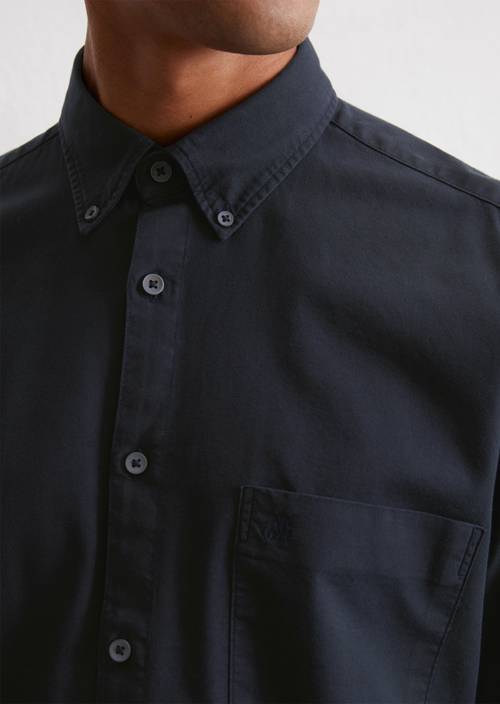 Hemd regular Dark Navy in Detailansicht