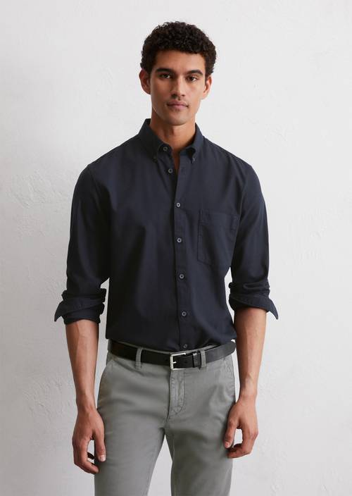 Hemd regular Dark Navy in Frontalansicht