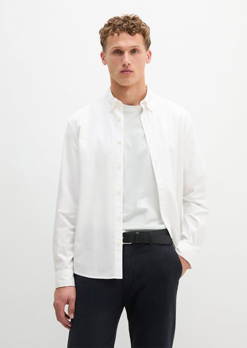Marc O'Polo overhemd, Heren, wit, Xs, 100% Katoen