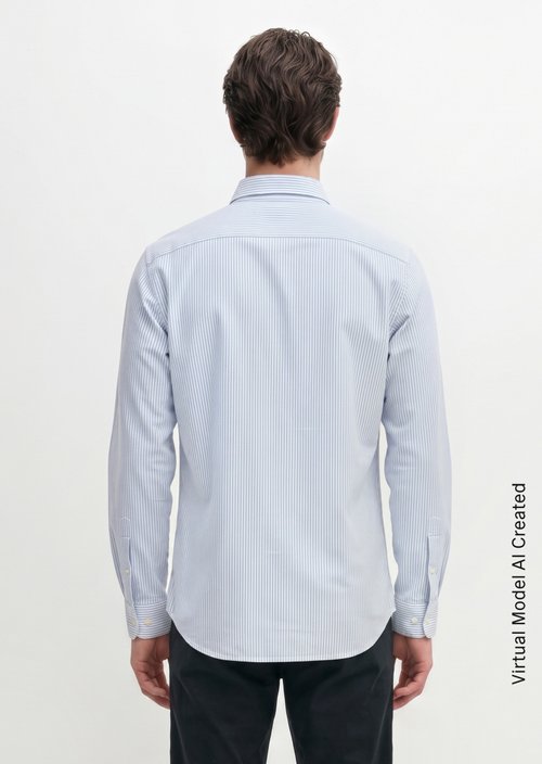 Oxford shirt regular — Dark Blue
