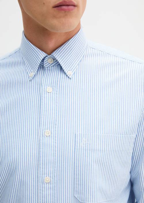 Oxford-Hemd regular Dark Blue in Detailansicht