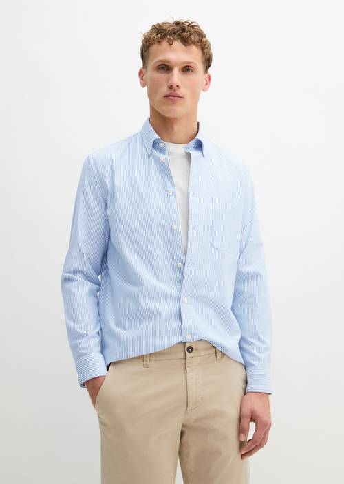 Oxford-Hemd regular Dark Blue in Frontalansicht