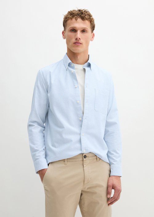 Marc O'Polo Oxford overhemd regular, Heren, blauw, Xs, 100% Katoen