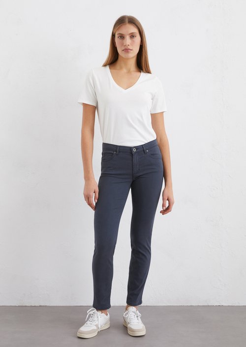 Pants model Lulea slim — Midnight Blue