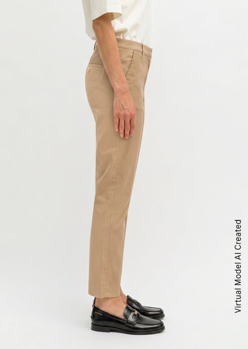 Pants model Torne Tailored — Salted Caramel
