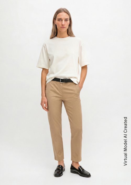 Pants model Torne Tailored — Salted Caramel