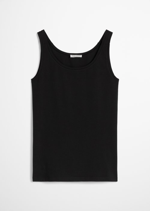 Tank top slim — Black