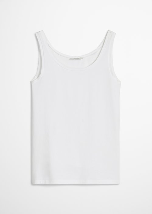 Tank top slim — White