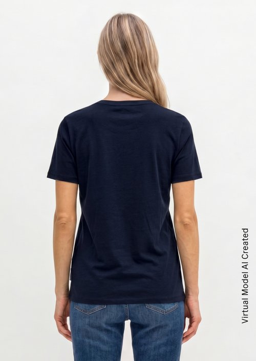 Regular round neck T-shirt — Maniac Midnight