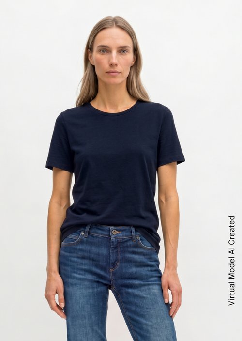 Regular round neck T-shirt — Maniac Midnight