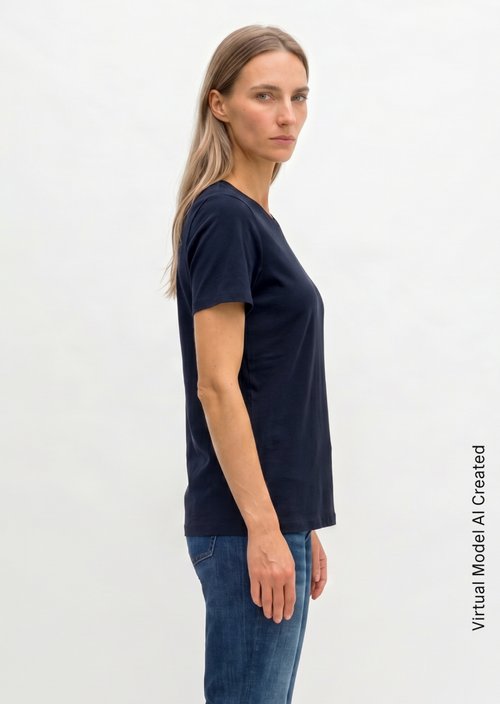 Regular round neck T-shirt — Maniac Midnight