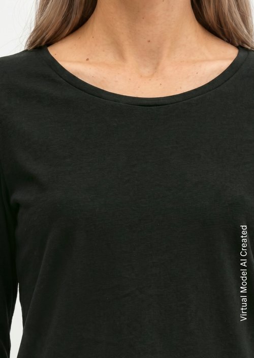 Longsleeve regular — Black