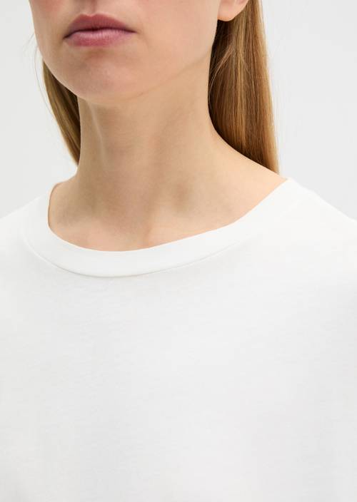 T-shirt ample basique White en vue détaillée