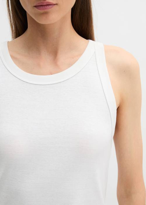 Tanktop regular White in Detailansicht