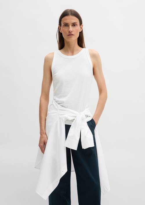 Tanktop regular White in Frontalansicht