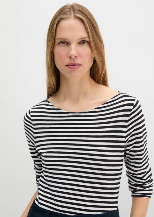 Longsleeve regular Black in vooraanzicht