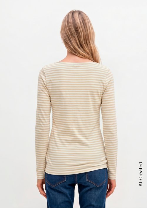 Longsleeve regular — Light Beige