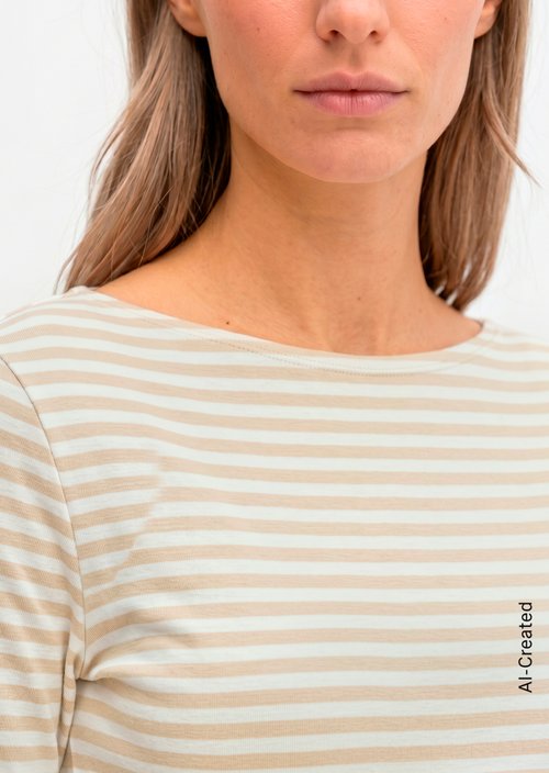 Longsleeve regular — Light Beige