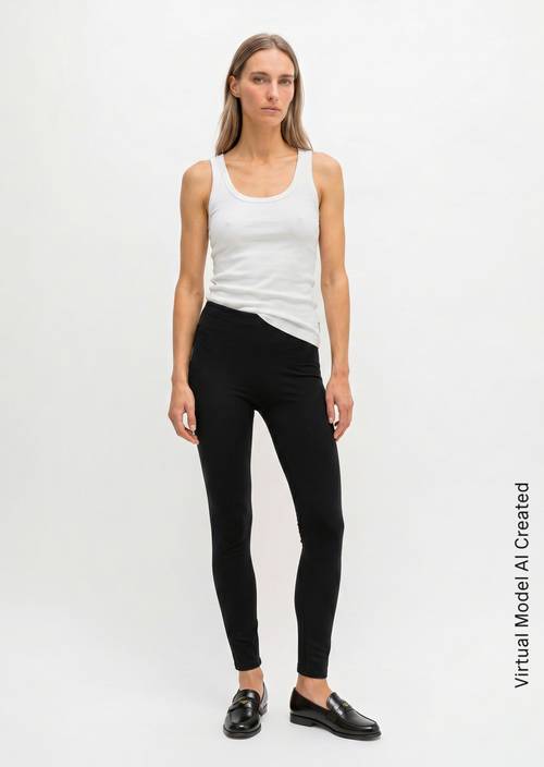 Leggings skinny Black in Frontalansicht