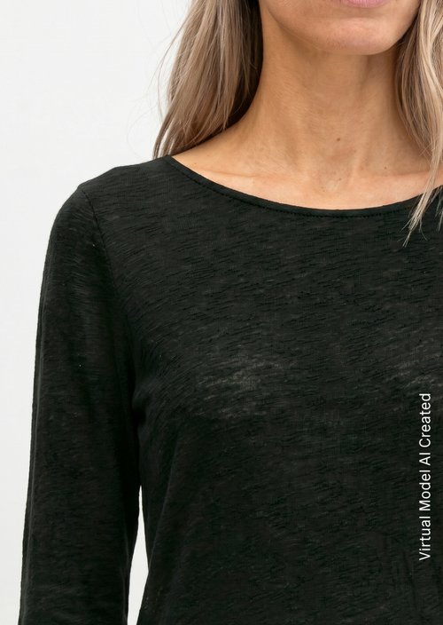 Longsleeve regular — Black
