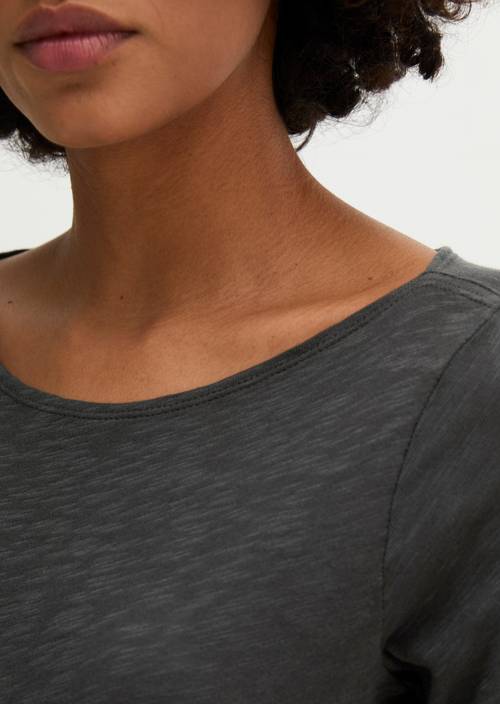 Longsleeve regular Broken Graphite in detail view