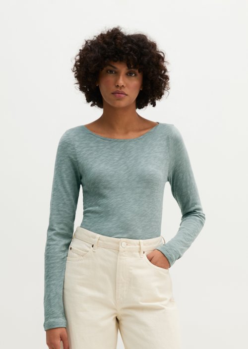 Longsleeve regular — Foggy Blue