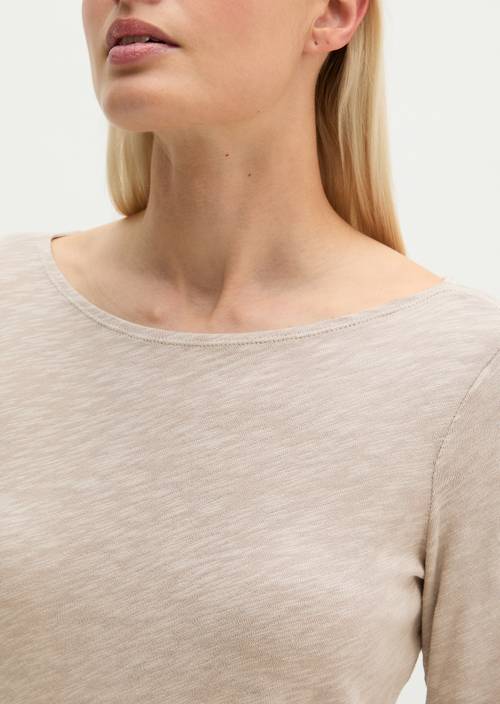 Longsleeve regular Chalky Mauve in detail view
