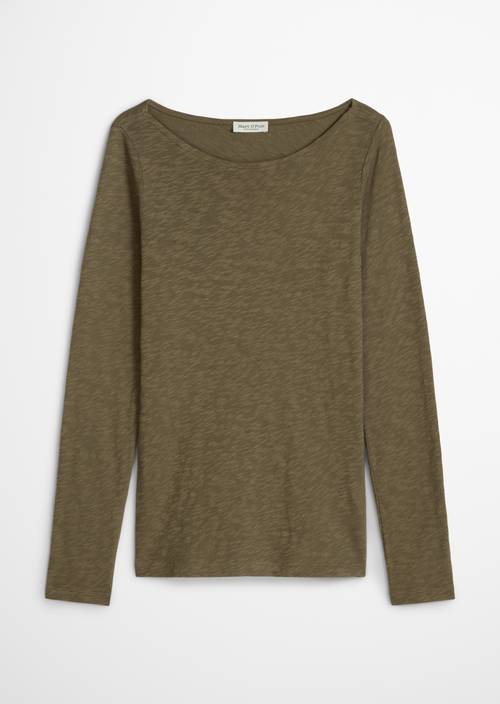 Longsleeve regular Milky Brown w widoku odizolowanym bez modela