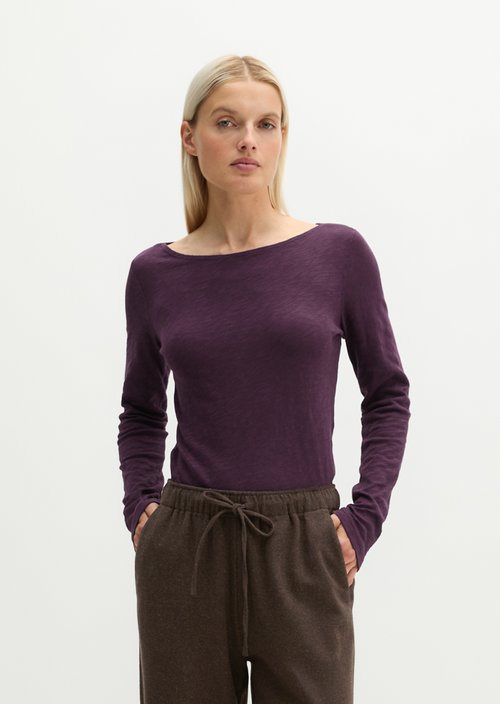 Longsleeve regular — Pure Plum