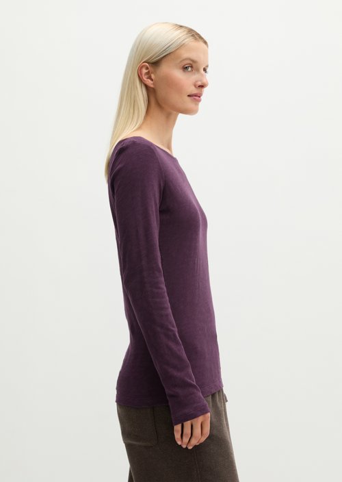 Longsleeve regular — Pure Plum