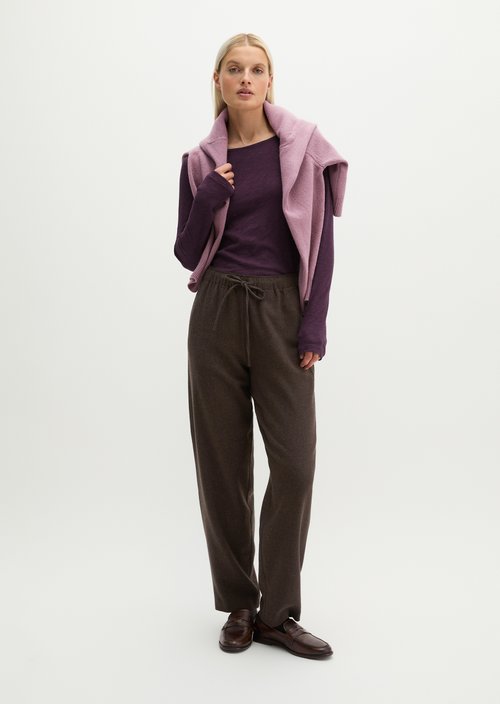 Longsleeve regular — Pure Plum