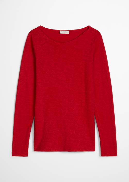 Longsleeve regular Sunny Red in isolated view without model