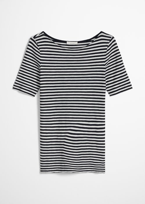 Striped T-shirt in a slim fit — Dark Blue